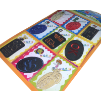 Аплікація для одягу нашивка №79/9шт/5х7см