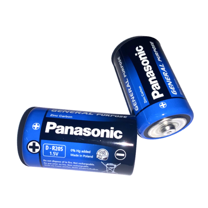 Батарейка Panasonic R20/D/1.5V 1шт