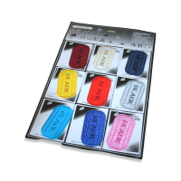 Аплікація для одягу нашивка №210 Black кольоровий 9шт/6х8см