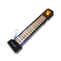 Фонарь HEL-6866 прожекторный с солнечной панелью 5 режимов освещения PowerBank/USB/42см/7см/45Вт