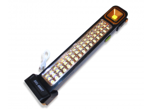 Ліхтар прожекторний із сонячною панеллю 5 режимів освітлення HEL-6866/PowerBank/USB/42см/7см