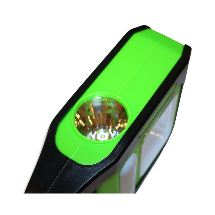 Фонарь HB-9707A-1 ручной переносной строительный на солнечной батарее PowerBank/USB/19.5см/13.5см