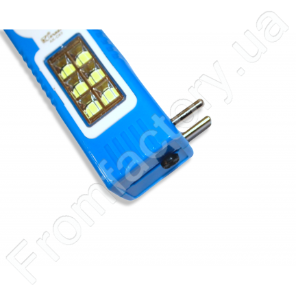 Ліхтарик ручний акумуляторний із зарядкою від мережі АК-С62 220В/15см/5см