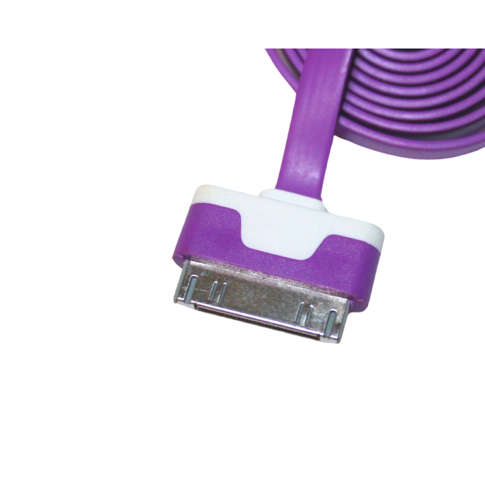 Кабель для Apple різні кольори USB/30mm/1м