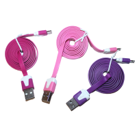 Кабель Lightning/USB різні кольори 1м