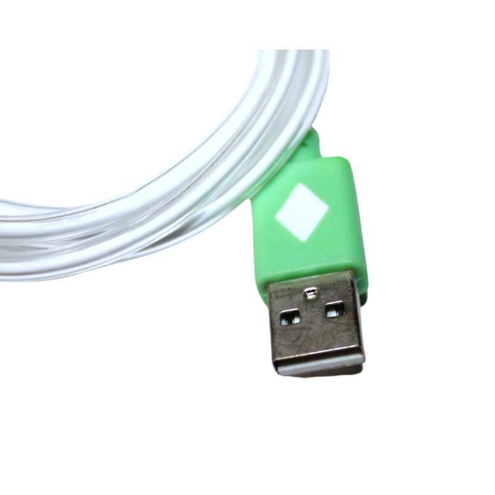 Кабель USB to micro USB з підсвічуванням наконечників 1м
