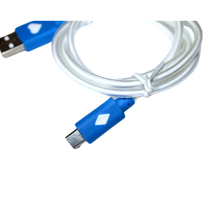 Кабель USB to micro USB з підсвічуванням наконечників 1м