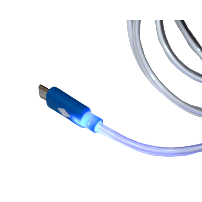 Кабель USB to micro USB з підсвічуванням наконечників 1м