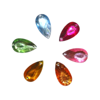 Камни пришивные Капелька узкая 9х17мм/30шт