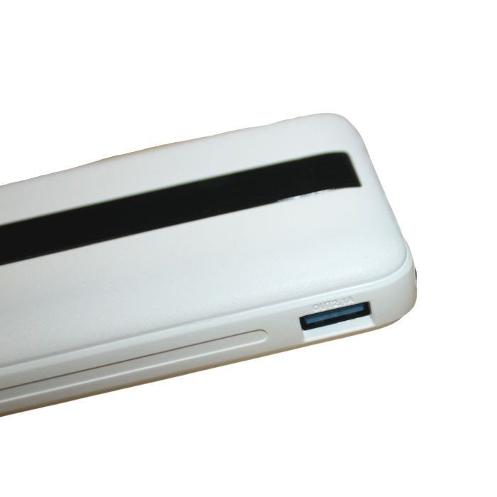 Power Bank Viaking GB059 10000 мАг портативний акумулятор із ліхтариком індикатором зарядки та 4 кабелями