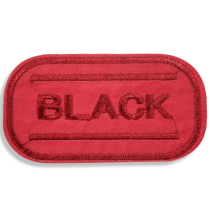 Аплікація для одягу нашивка №210 Black кольоровий 9шт/6х8см