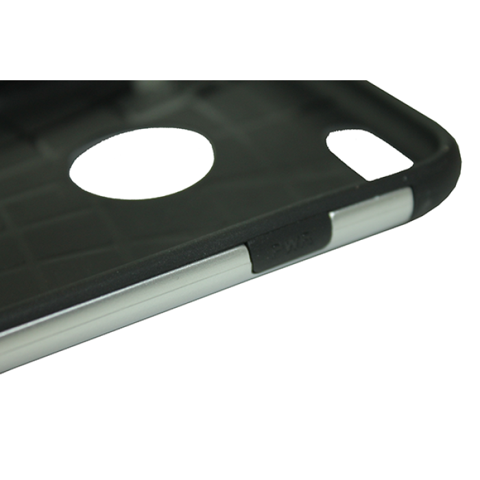 Чехол на IPhone 5/5S/SE/задняя крышка с подставкой/серебряный