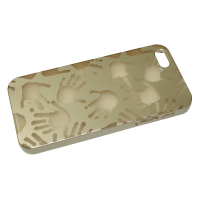 Чехол на заднюю панель Apple Iphone/пластиковый/Hands Gold/5/5s/SE