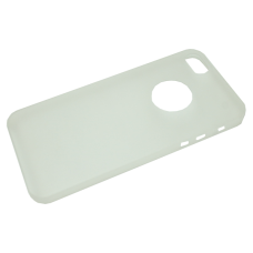 Чехол на заднюю панель Apple Iphone/ластиковый/прозрачный/5/5s/SE