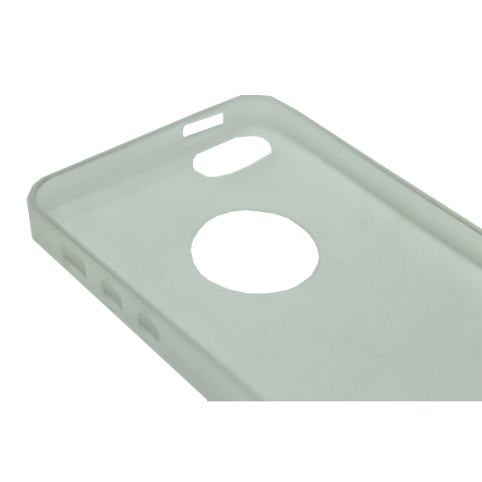 Чехол на заднюю панель Apple Iphone/ластиковый/прозрачный/5/5s/SE