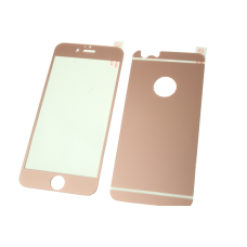 Скло захисне кольорове 2-х сторінка / iPhone 5/5s / SE / Рожевий