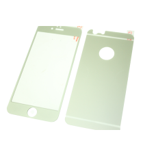 Скло захисне кольорове 2-х сторінка/IPhone 5/5s/SE/Срібло