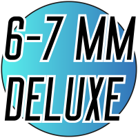 Жемчужины Натуральные речные поштучно Ø6-7 Deluxe черные