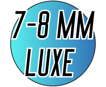Перлини Натуральні річкові поштучно Ø7-8 Luxe