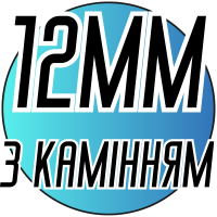 Колечки металлические разноцветные с белыми камнями Ø12мм