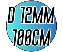 Бусы пластмассовые на колье (Ø12/100см)