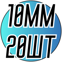 Шипы керамические для одежды пришивные (10мм/20шт)