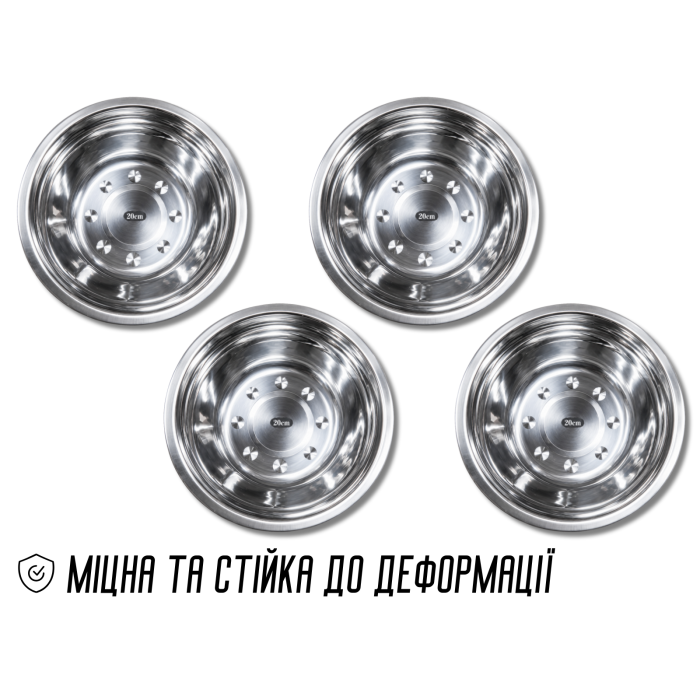 Миска из нержавеющей стали Ø20см/5.7см/850мл