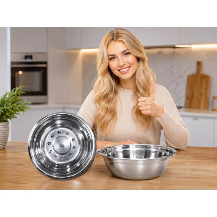 Миска из нержавеющей стали Ø24см/6.5см/1500мл