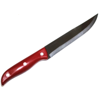 Ніж кухонний з пластиковою ручкою на заклепках кольоровий №6/13см