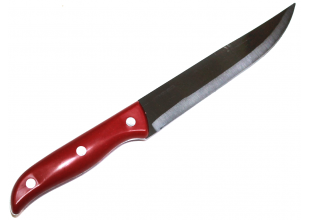 Нож кухонный с пластиковой ручкой на заклепках (цветной) №6-13см