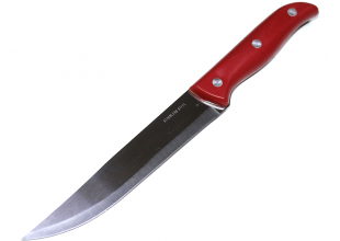 Нож кухонный с пластиковой ручкой на заклепках (цветной) №7 -15см