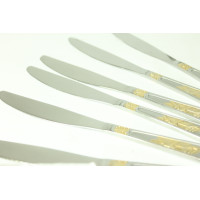 Ніж столовий срібний Premium Журавель