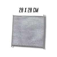 Салфетка для мытья посуды, алюминиевая 1шт/20х20см