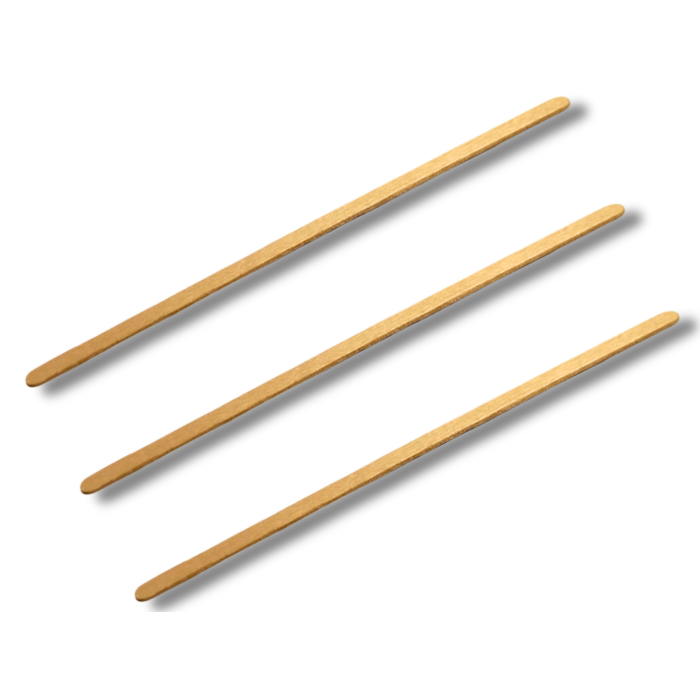 Палочка одноразова дерев'яна для чаю та кави 100шт/14см