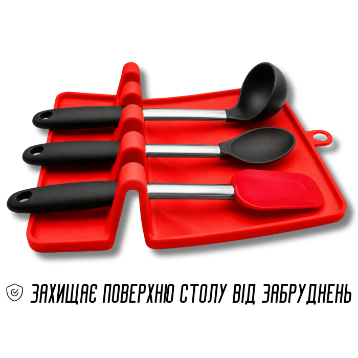Коврик силиконовый для кухонных принадлежностей 135х135мм