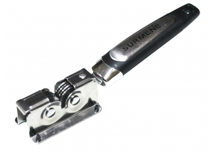 Точилка для ножей металлическая с пластмассовой ручкой 19см SURMENE