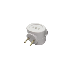 Трійник білий 6A/250V