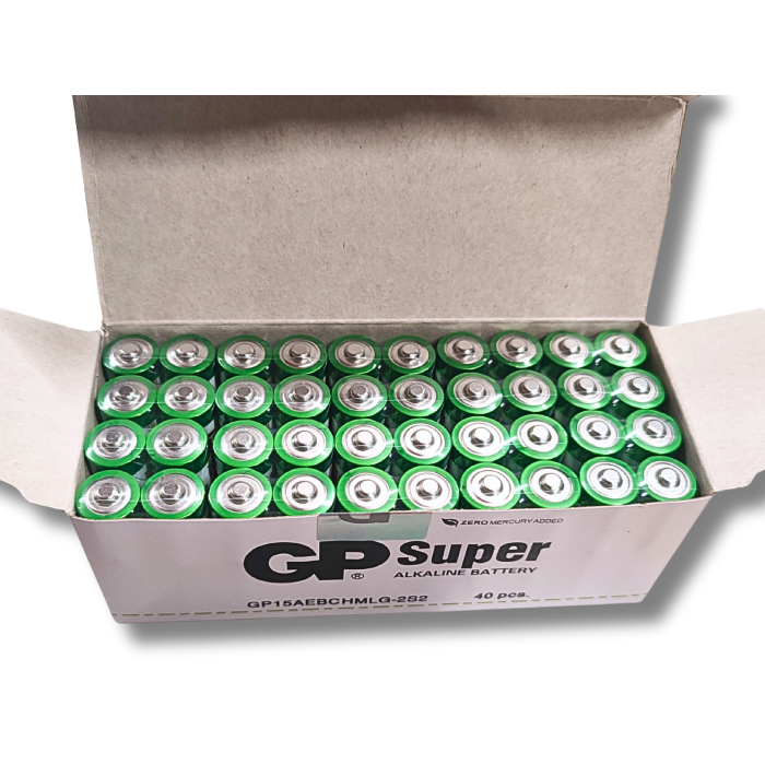 Батарейка пальчиковая щелочная GP Super Alkaline, 1.5V, AA 2шт
