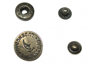 Кнопки для одежды "Ludengbao" (10шт/19мм)