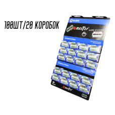 Леза MaxTop із нержавіючої сталі на планшеті 100шт/20 коробок