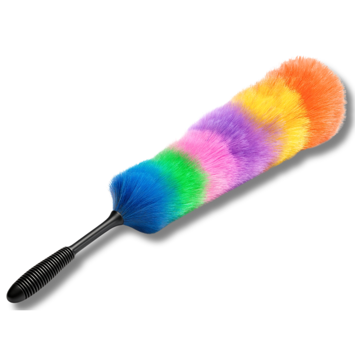 Пилозбірник/мітла для пилу з пластиковою ручкою 69см/80грам