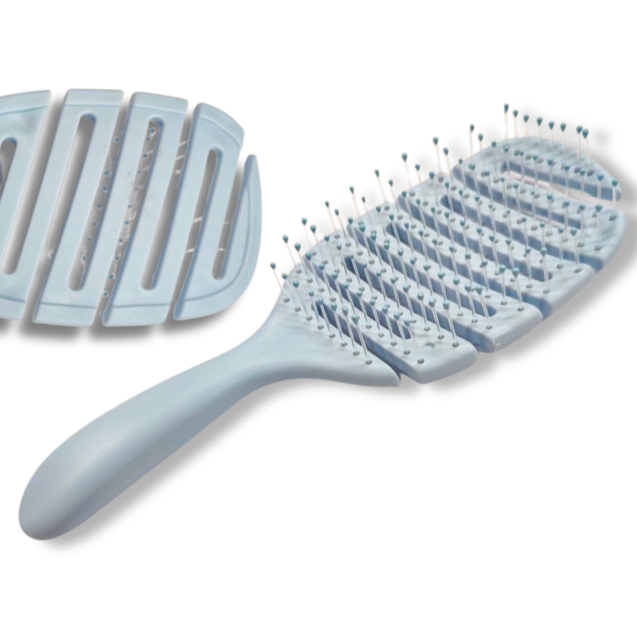 Расческа массажная зигзаг с отверстиями 220х75х25мм