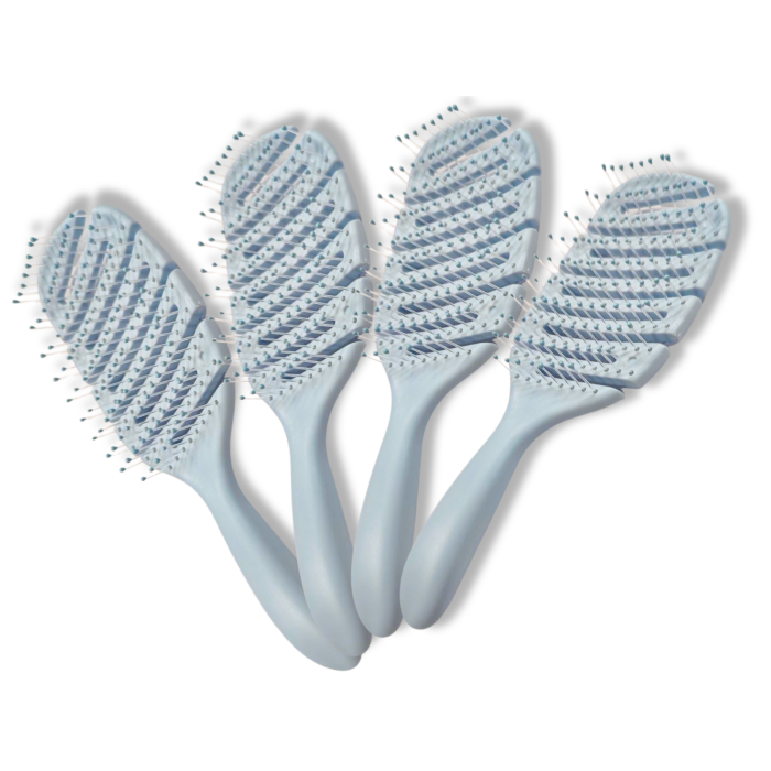 Расческа массажная зигзаг с отверстиями 220х75х25мм