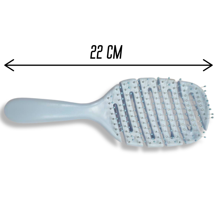 Расческа массажная зигзаг с отверстиями 220х75х25мм