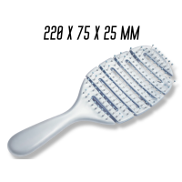Расческа массажная зигзаг с отверстиями 220х75х25мм