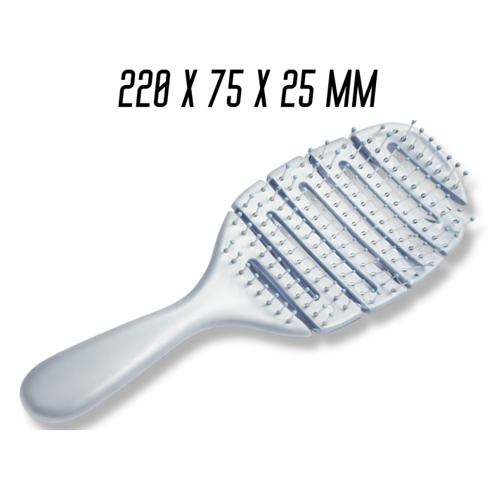 Расческа массажная зигзаг с отверстиями 220х75х25мм