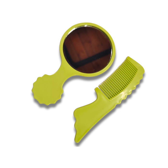 Расческа с зеркалом набор 70х130х2мм