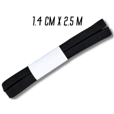 Резинка білизняна чорна 1.4см/2.5м