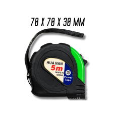 Рулетка измерительная с фиксатором Huanan 5м/70х70х30мм