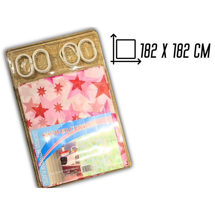Фіранка/шторка для душу 182х182см